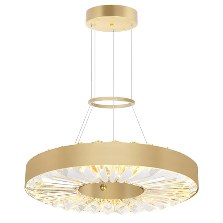 Cwi Lighting Bjoux LED Chandelier With Sun Gold Finish 1219P16-1-625